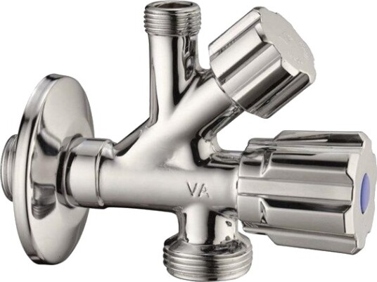 Unite stop/control valve 34 x 12 x 38 with 77 mm rosette