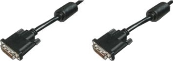 Digitus Dvi Kabel Dobbeltlenke Dvi D Hann Til Dvi D Hann 3 M Formstøpt Svart