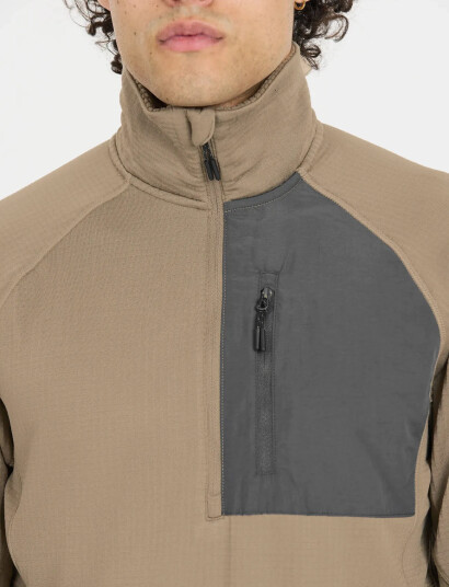 Whistler Helge M Half Zip Midlayer - Beige - XXL Whistler Helge M Half Zip Midlayer - Beige - XXL