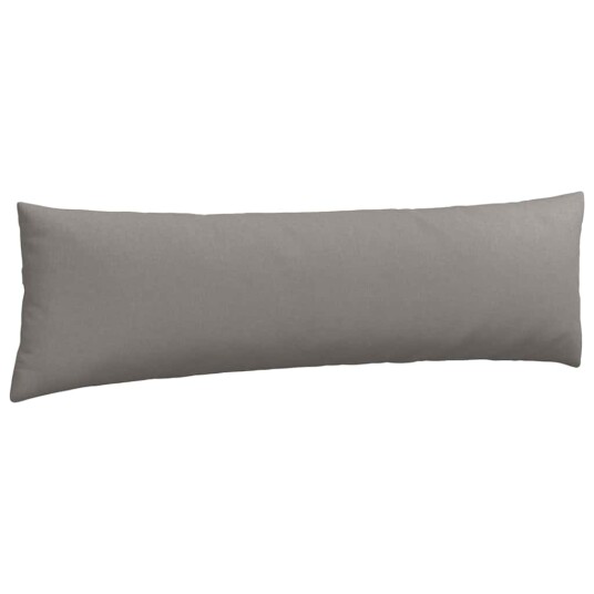 Sofaputer 2 pcs Gråbrun 145 x 40 cm stoff