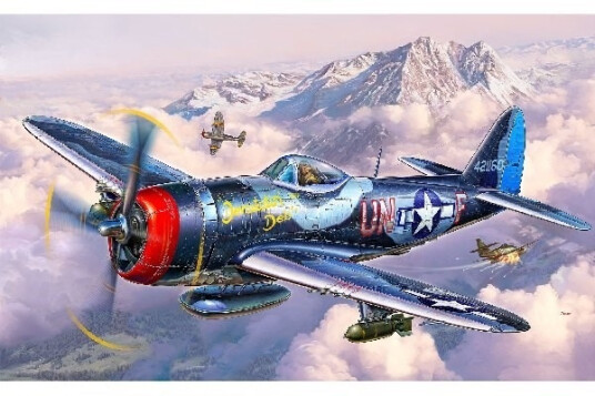 Revell P-47M Thunderbolt Modellfly Byggesett 1:72