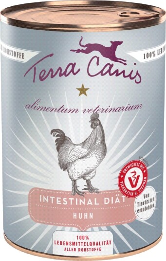Terra Canis Våtfôr Økonomipakning Alimentum Veterinarium Intestinal Kylling 12 X 400 G