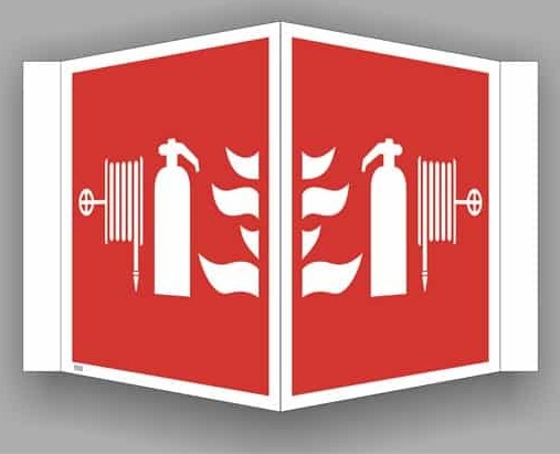 Brannslukker/Brannslange 10×10 – 40x40cm Plog Alu plate Reflekterende 35x35cm