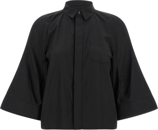 Sacai Dame Bluser & Skjorter Svart S, Sacai Dame Bluser & Skjorter Svart S,