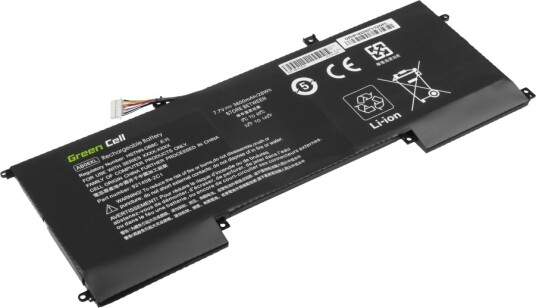 Green Cell Batteri Til Bærbar Pc Tilsvarer: Hp Ab06xl Litiumpolymer 6-Cellers 3600 Mah 28 Wh Svart HP182