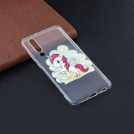 INCOVER Huawei P30 Fleksibel Plastik Deksel - Unicorn