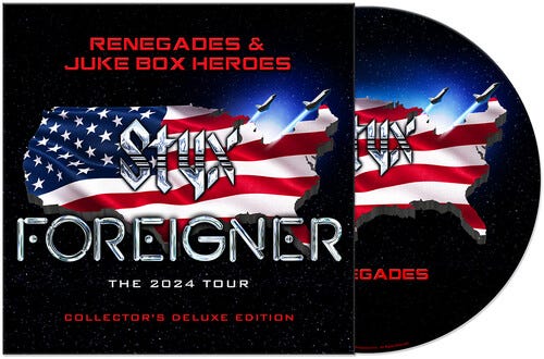 Styx & Foreigner Renegades & Juke Box Heroes LP/Vinyl Styx & Foreigner Renegades & Juke Box Heroes LP/Vinyl