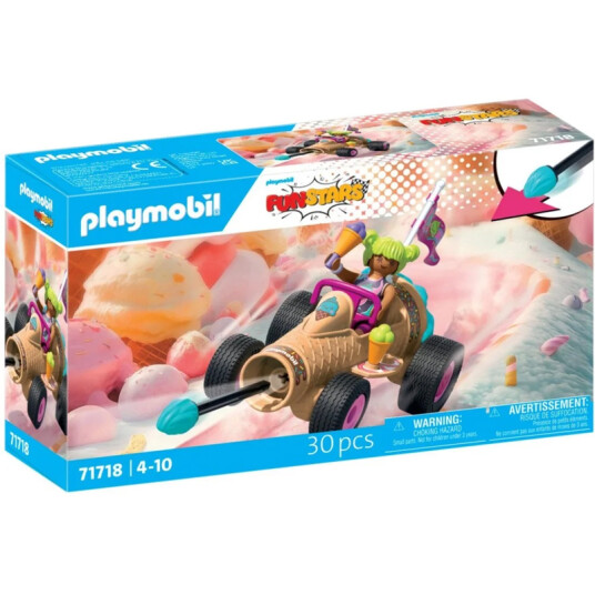 PLAYMOBIL Racing Ice Cream Cone - Beige - ONE SIZE PLAYMOBIL Racing Ice Cream Cone - Beige - ONE SIZE
