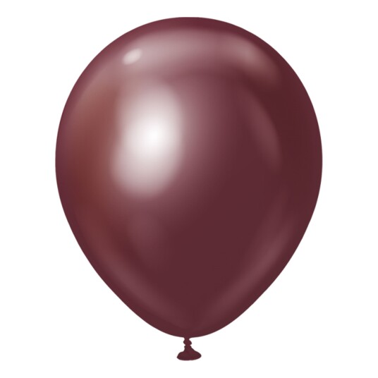 Ballongkungen AB Lateksballonger Professional Chrome Burgundy - 10-pakning