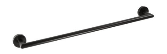 Kriss Simple håndkleholder, 60 cm, sort