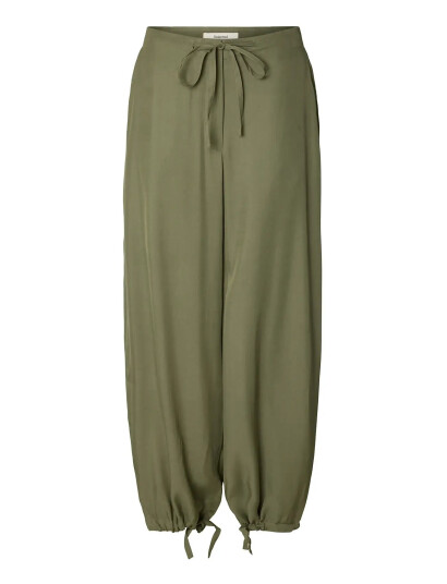 Selected Slfbeatrice Mw Wide Pant B Khaki green 40 Selected Slfbeatrice Mw Wide Pant B Khaki green 40