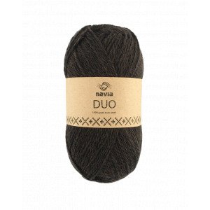 Navia Duo Garn 26 Mørk Brun Navia Duo Garn 26 Mørk Brun