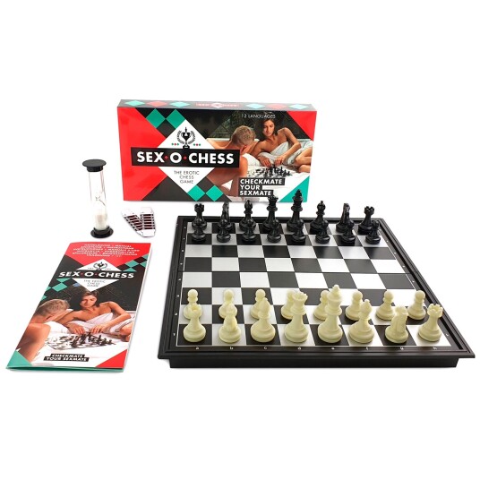 Tease & Please Sex-O-Chess Spill til Par - Forskjellige farger         - Forskjellige farger