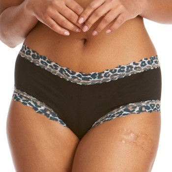 Hanky Panky Truser Classic Cotton Boyshort Svart m?nstret bomull Small Dame Hanky Panky Truser Classic Cotton Boyshort Svart m?nstret bomull Small Dame