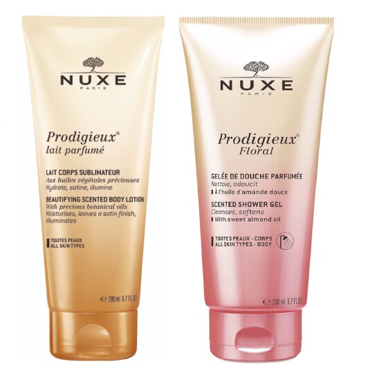 Nuxe Prodigieux Bodylotion 200 ml + Nuxe Prodeigieux Florale Shower Gel 200 ml Nuxe Prodigieux Bodylotion 200 ml + Nuxe Prodeigieux Florale Shower Gel 200 ml