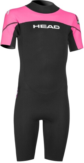 Head Våtdrakt Sea Ranger Shorty Junior L Svart/Rosa Head Våtdrakt Sea Ranger Shorty Junior L Svart/Rosa