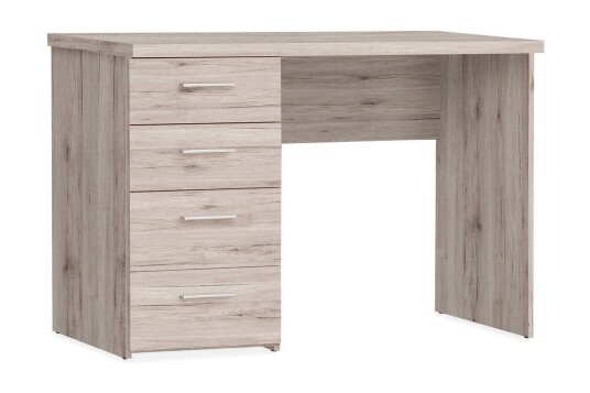 Skrivebord Skirbeck 110 cm med Oppbevaringsskuffer Brun