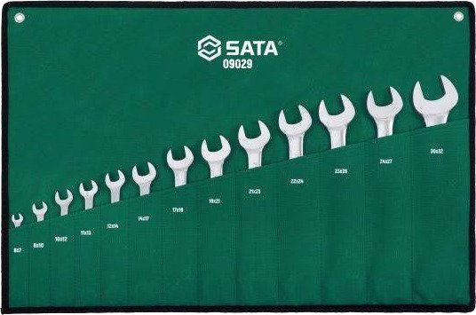 Sata Tools Gaffelnøkkelsett Dobbelt 6-32mm 13 Deler