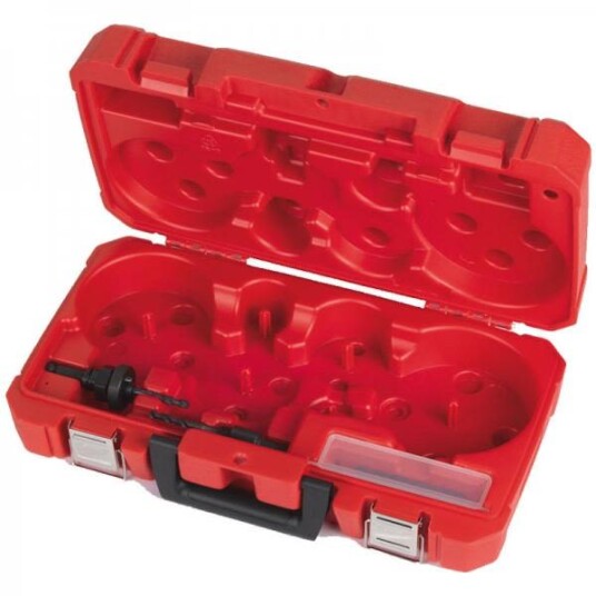 Milwaukee Koffert hullsager med adaptere