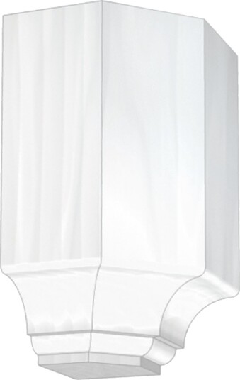 Nobrand Hjørnekloss Tak Utvendig Furu 67x67x150 mm 2 PK Nobrand Hjørnekloss Tak Utvendig Furu 67x67x150 mm 2 PK
