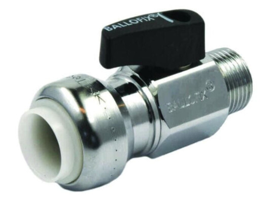Broen Ballofix Tectite Nippel/push med Grep 3/8"10X15mm