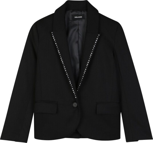 Zadig & Voltaire Kids Suit Jacket   Black   152