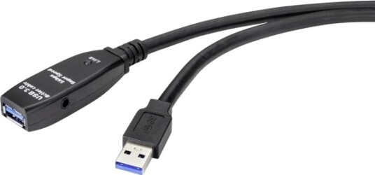 Renkforce Rf-4598350 20 M Usb A Usb A Usb 3.2 Gen 1 3.1 Gen 1 5 Gbit/S Sort