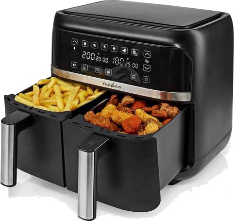 Nedis Airfryer - Dobbel 2x3,8L - Digital Luftfrityrkoker