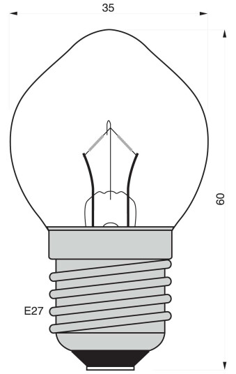 Danlamp båtlampe E27 40W 28V