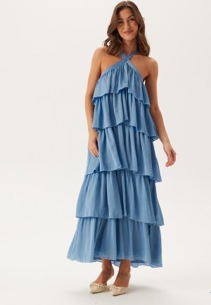 VILA Vifiluka H/N S/L ANKLE DRESS Blissful Blue 34 VILA Vifiluka H/N S/L ANKLE DRESS Blissful Blue 34