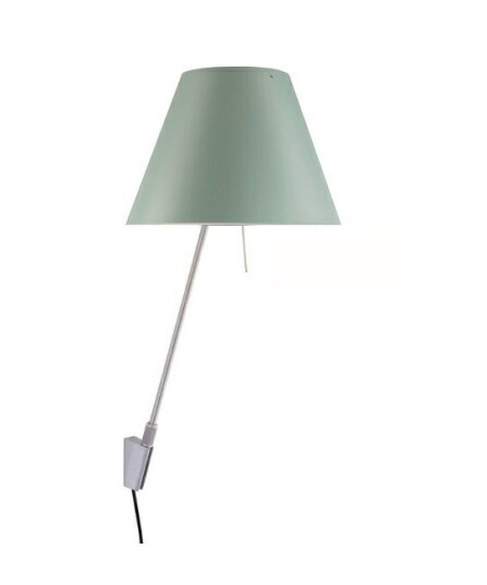 Luceplan - Costanzina Vegglampe Alu/Comfort Green