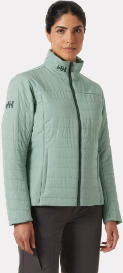 Helly Hansen Dame Crew Insulator 2.0 Fôret Seilerjakke Grønn L Helly Hansen Dame Crew Insulator 2.0 Fôret Seilerjakke Grønn L