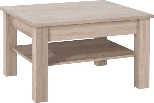 Cezara Soffbord 80 cm med Förvaring Hylla Ek -