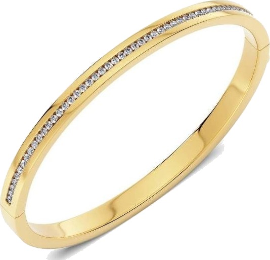 Edblad Josefin armring i forgylt stål S