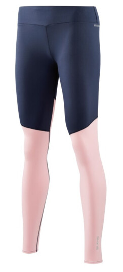 Skins Women's DNAmic Soft Long Tights XS, Cameo Pink/Navy Blue