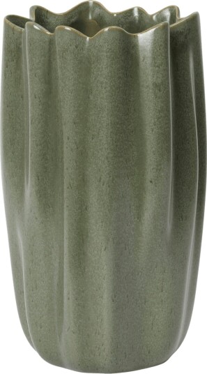 Nium Vase 23 cm Dark Sage Nium Vase 23 cm Dark Sage