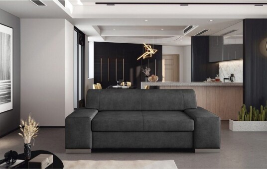 Sofa Eltap Porto Dora 96 Svart 2190x62x73 cm Sofa Eltap Porto Dora 96 Svart 2190x62x73 cm