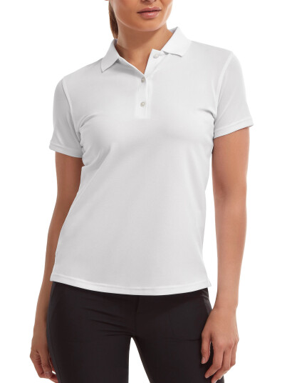 FootJoy Stretch Pique Solid - White - XXL FootJoy Stretch Pique Solid - White - XXL