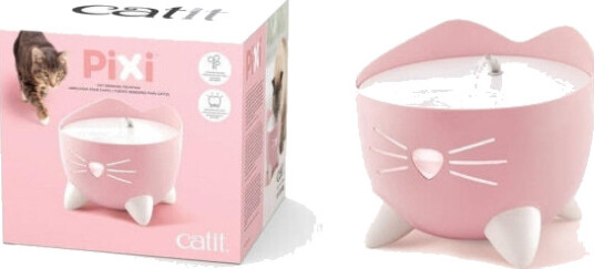 Catit Pixi Drikkefontene 2.5 Litre (Lyserosa) Catit Pixi Drikkefontene 2.5 Litre (Lyserosa)