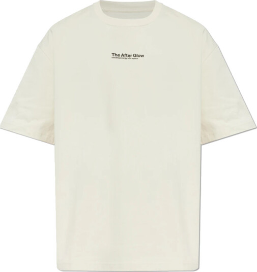 Samsøe Samsøe Uni Printed T shirt Beige