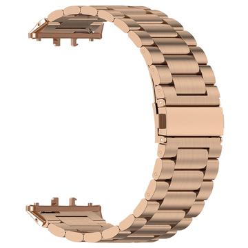 Samsung Galaxy Fit3 Rustfritt Stål Reim Roségull