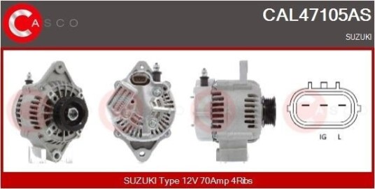 Dynamo CASCO CAL47105AS