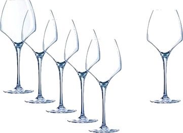 Open Up Hvitvinsglass 40 cl 6-pakning Klar