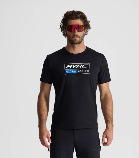 Revolutionrace Ultra Technical T shirt Herre Black XL Herre Overdeler T skjorter