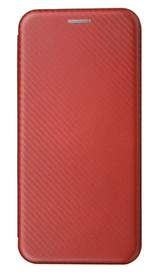 INCOVER Xiaomi 12T / 12T Pro Carbon Fiber Flipdeksel i Plast - Rød