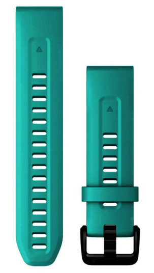 Garmin Quickfit 20 Silicone Aquamarine Aquamarine unisex Garmin Quickfit 20 Silicone Aquamarine Aquamarine unisex