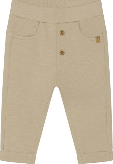 Minymo Joggebukse Beige 68 til Baby med Lommer