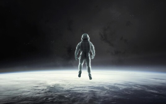 Plakat Astronaut i verdensrommet