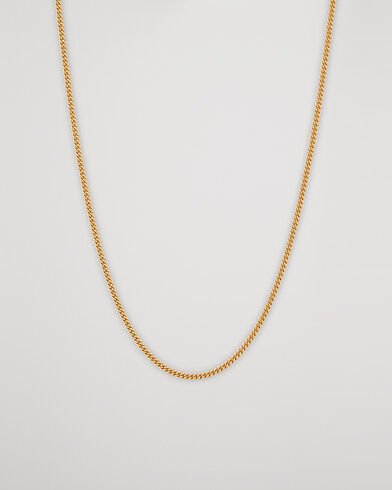 Tom Wood Curb Chain Slim Necklace Gold