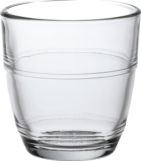 Duralex Drikkeglass Gigogne stabelbar; 22 cl 7.7x8 cm ØxH; Transparent; 4 Stykk / Forpakning